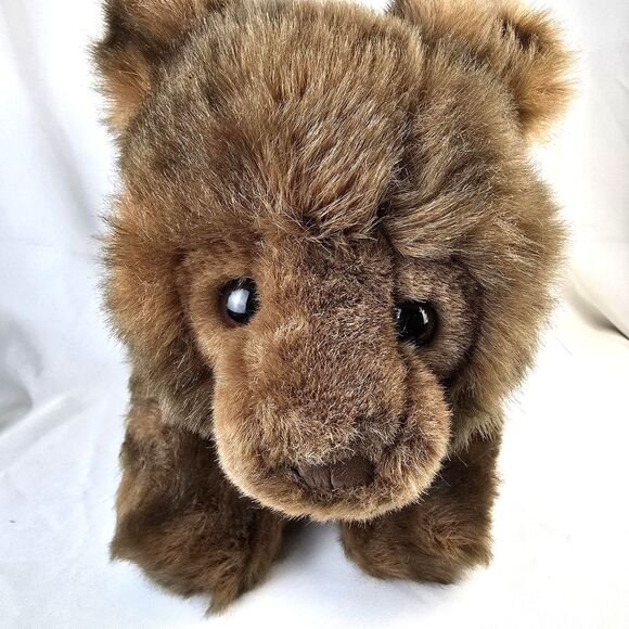 VTG 1987 GUND Classic Brown Plush Bear 21" Large Stuffed Animal Toy Korea Mint - Picture 2 of 10